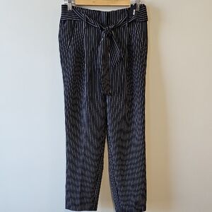 Ardene New With Tags Black and White Large Striped Trousers